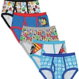 Boys Marvel Avengers 5 Briefs 100%Cotton Size 8